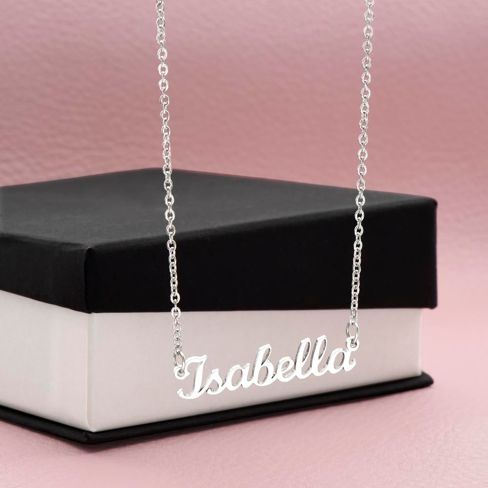 Custom Name Necklace - No MC