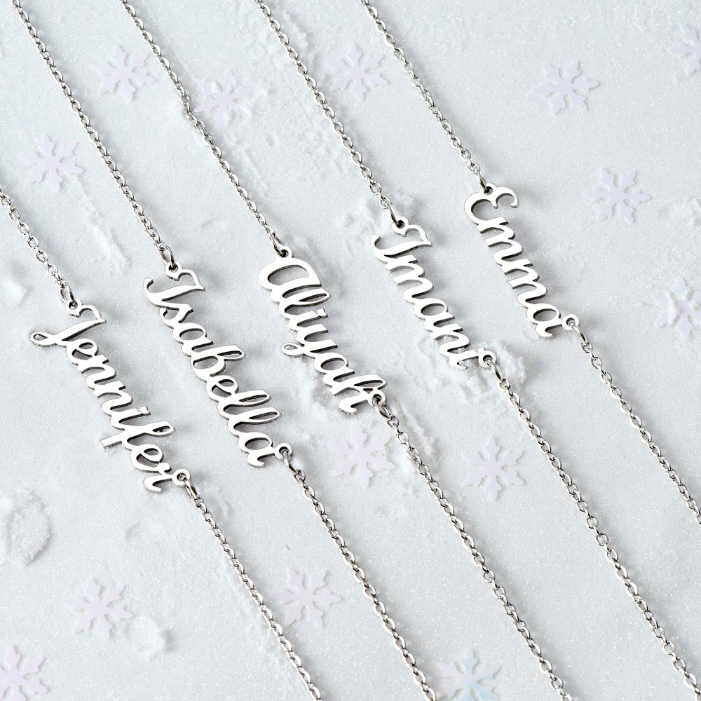 Custom Name Necklace - No MC