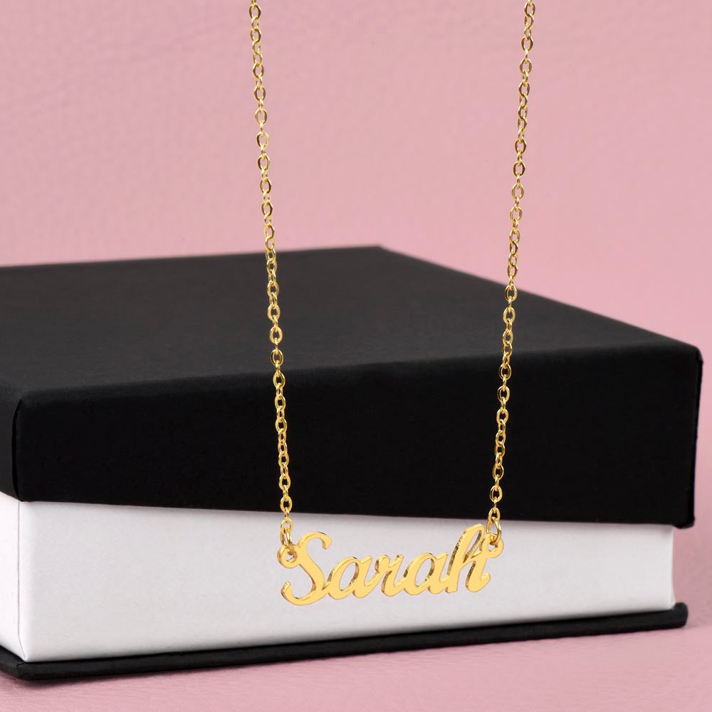 Custom Name Necklace - No MC