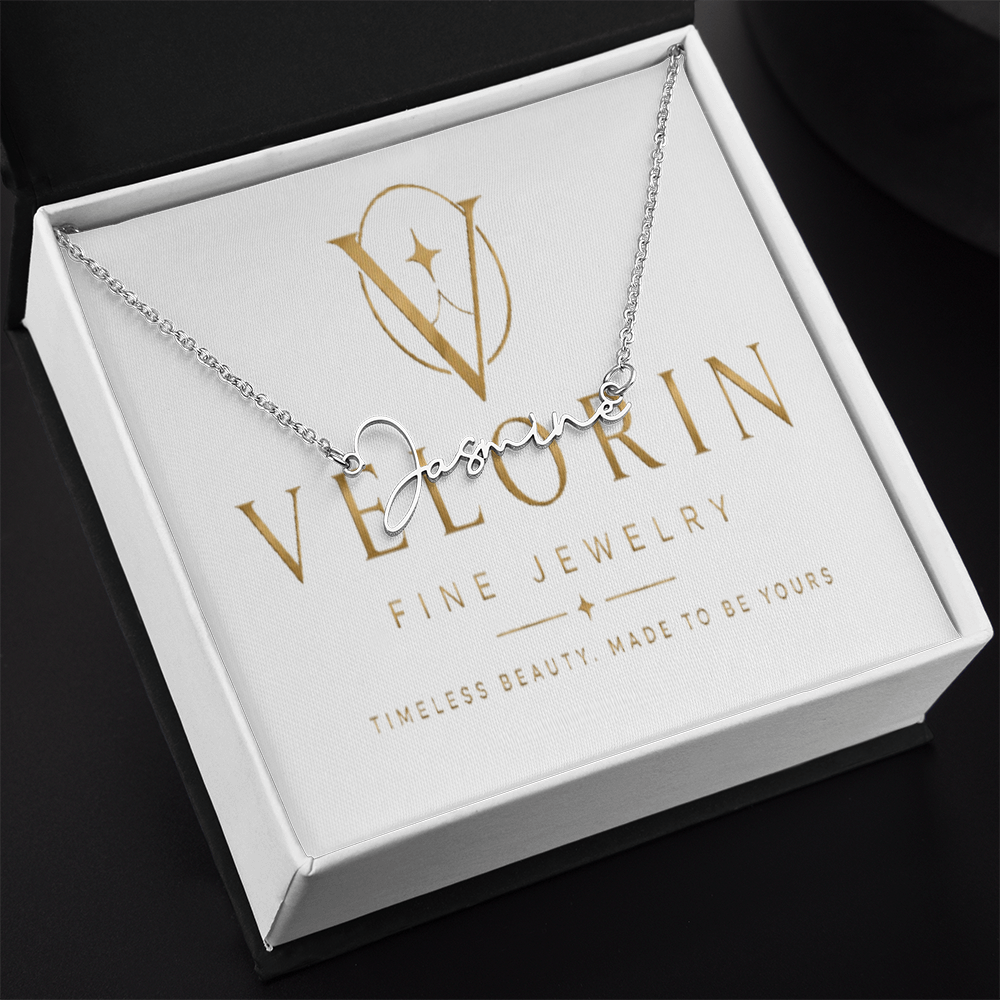 Signature Name Necklace - MC
