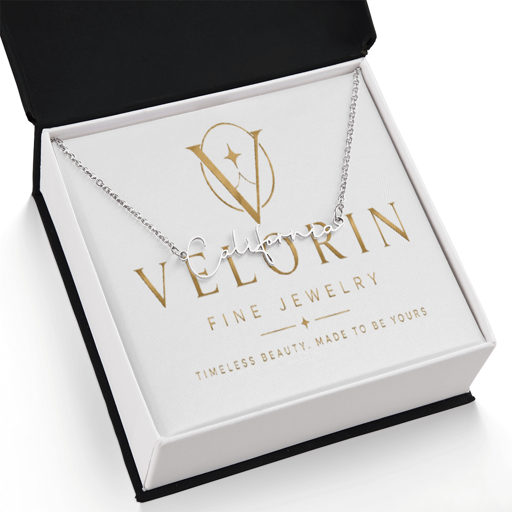 Signature Name Necklace - MC