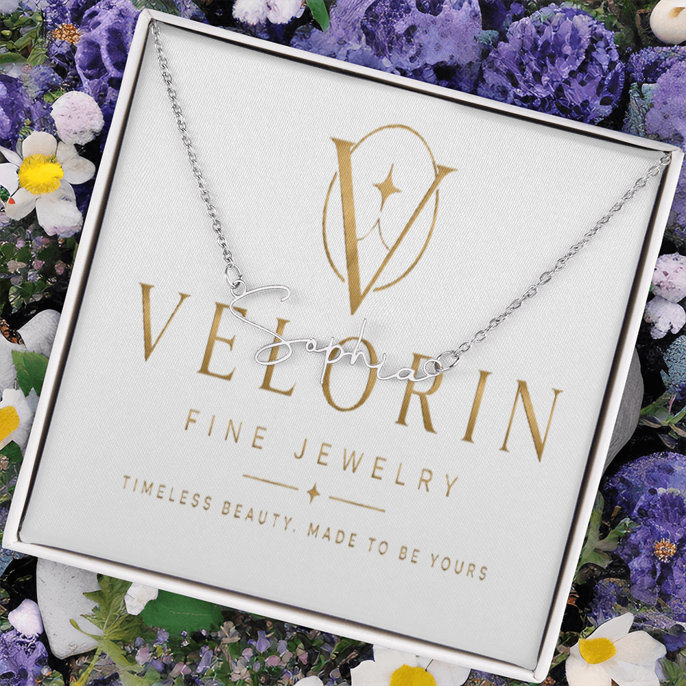 Signature Name Necklace - MC