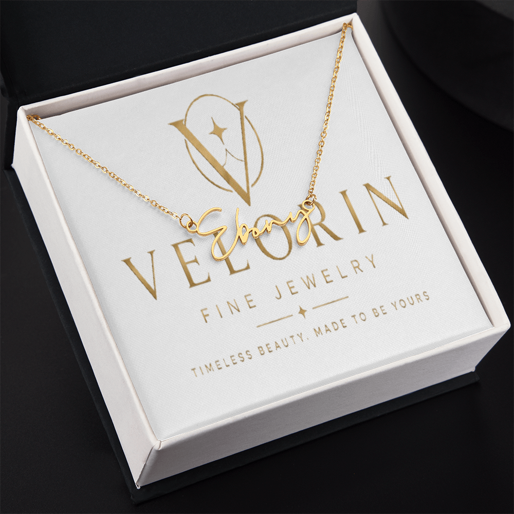 Signature Name Necklace - MC
