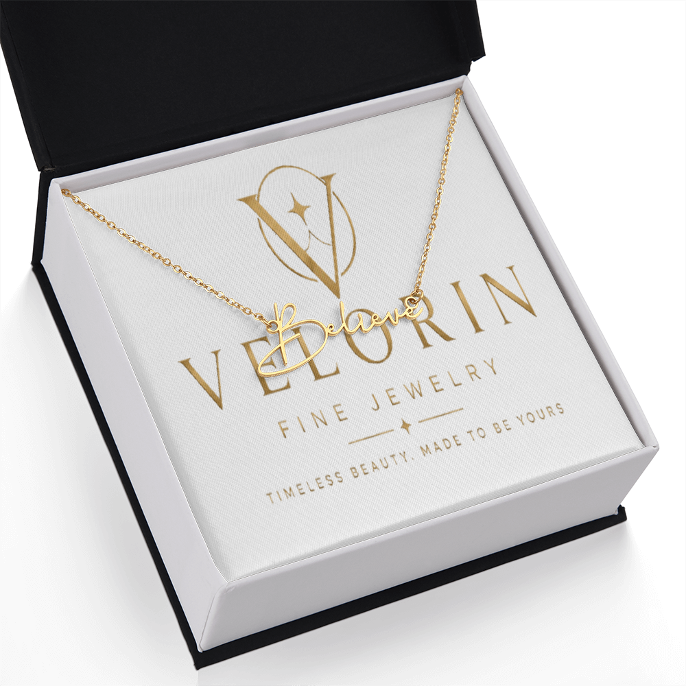 Signature Name Necklace - MC