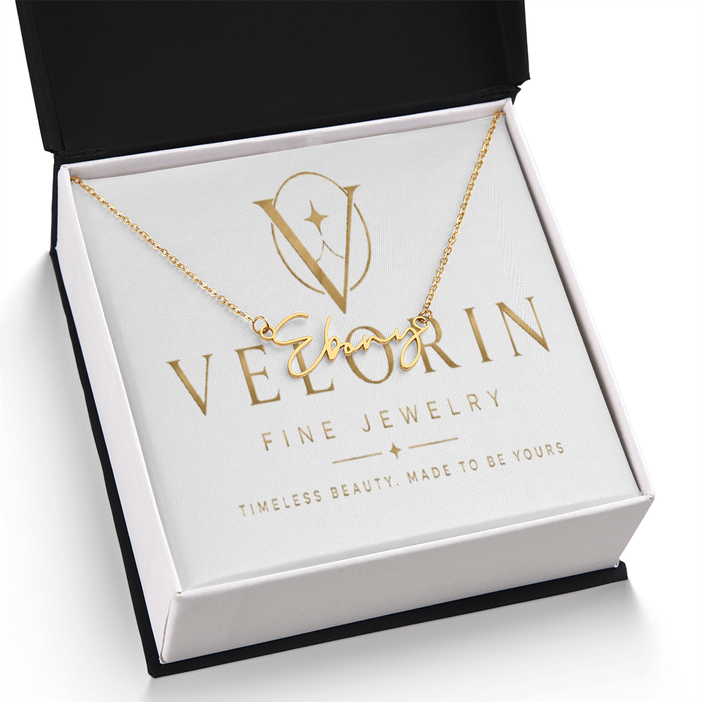 Signature Name Necklace - MC
