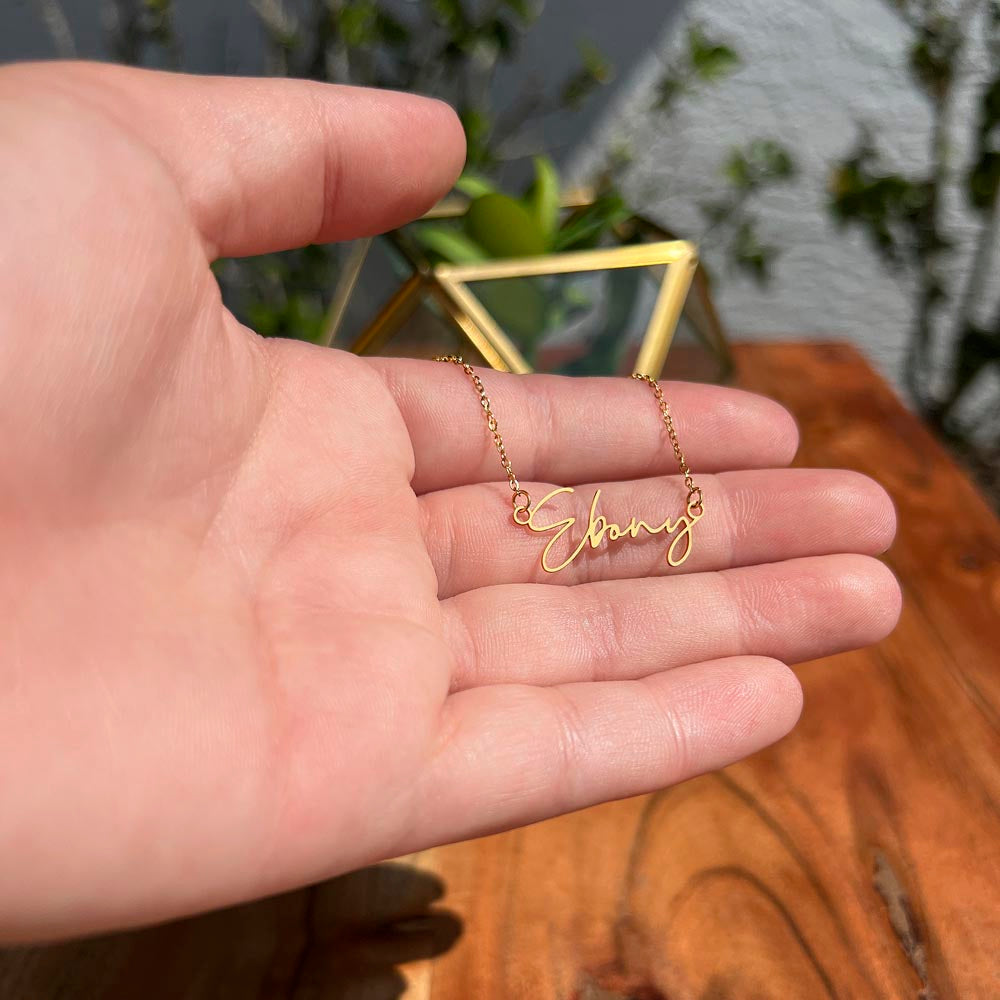 Signature Name Necklace - MC