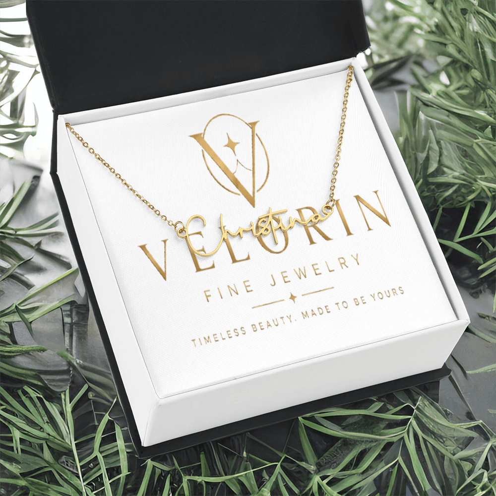 Signature Name Necklace - MC