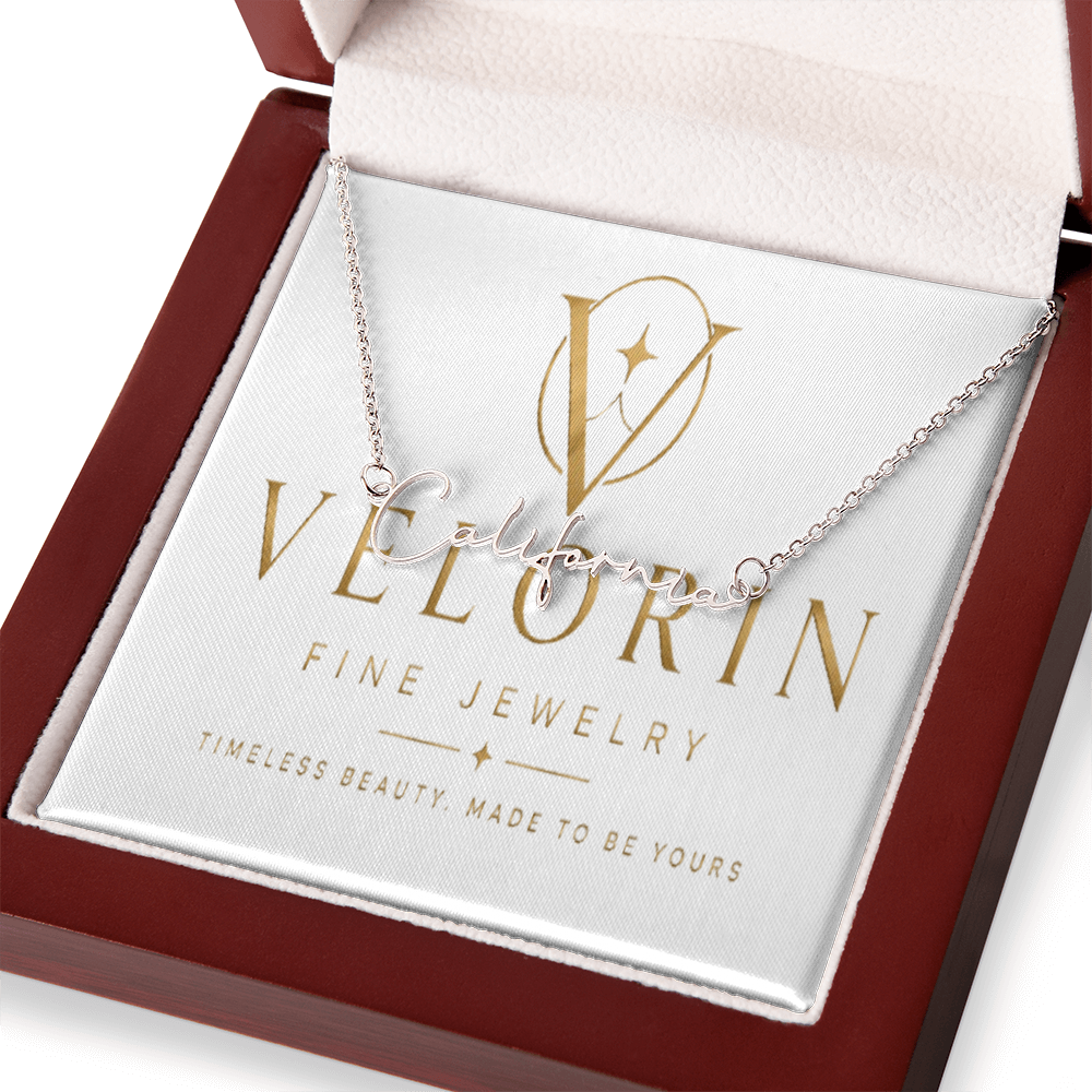 Signature Name Necklace - MC