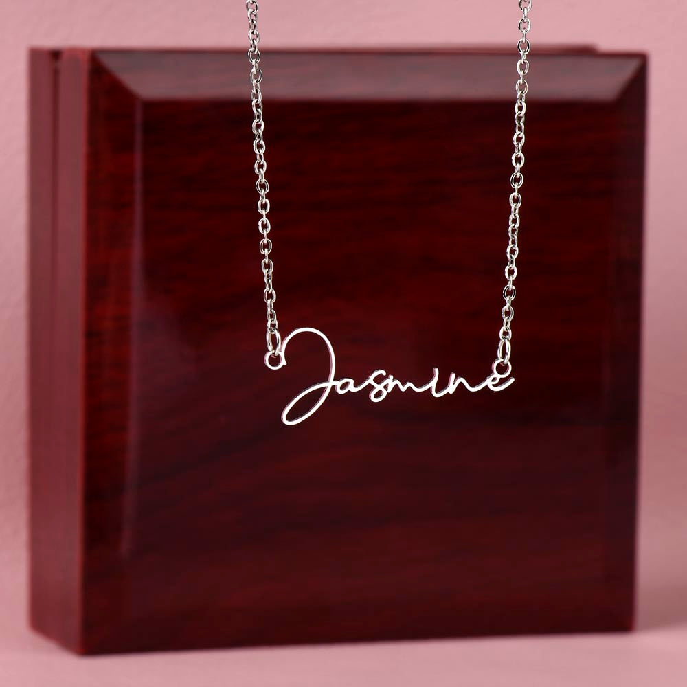 Signature Name Necklace - MC