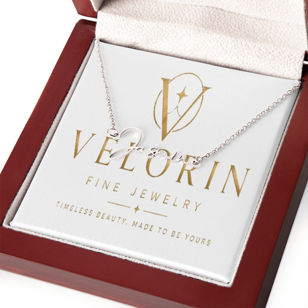 Signature Name Necklace - MC