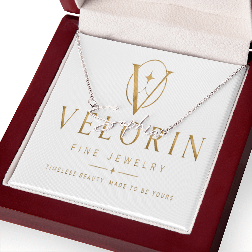 Signature Name Necklace - MC