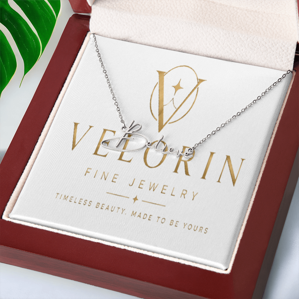 Signature Name Necklace - MC