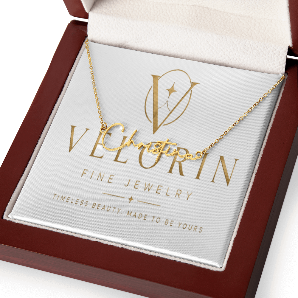 Signature Name Necklace - MC