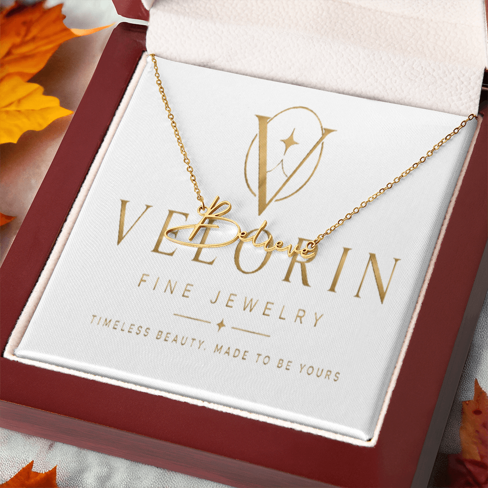 Signature Name Necklace - MC