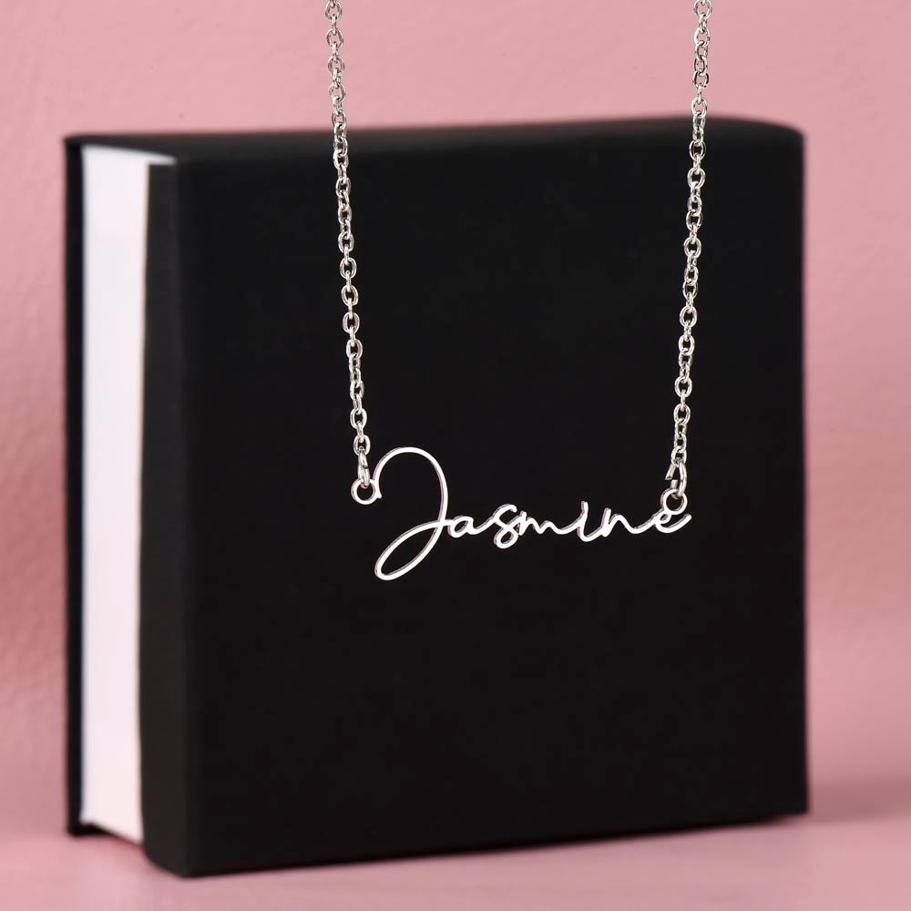 Signature Style Custom Name Necklace - No MC