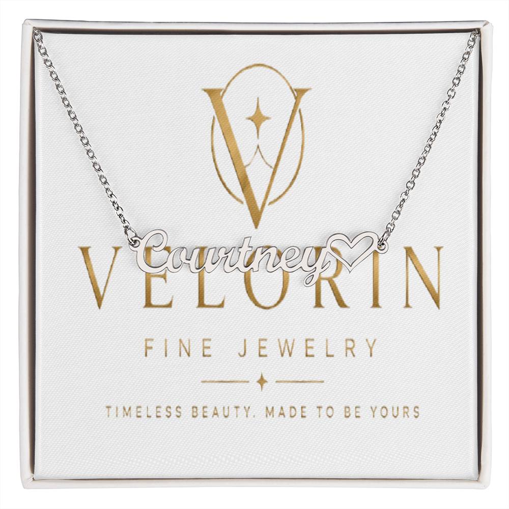 Heart Name Necklace