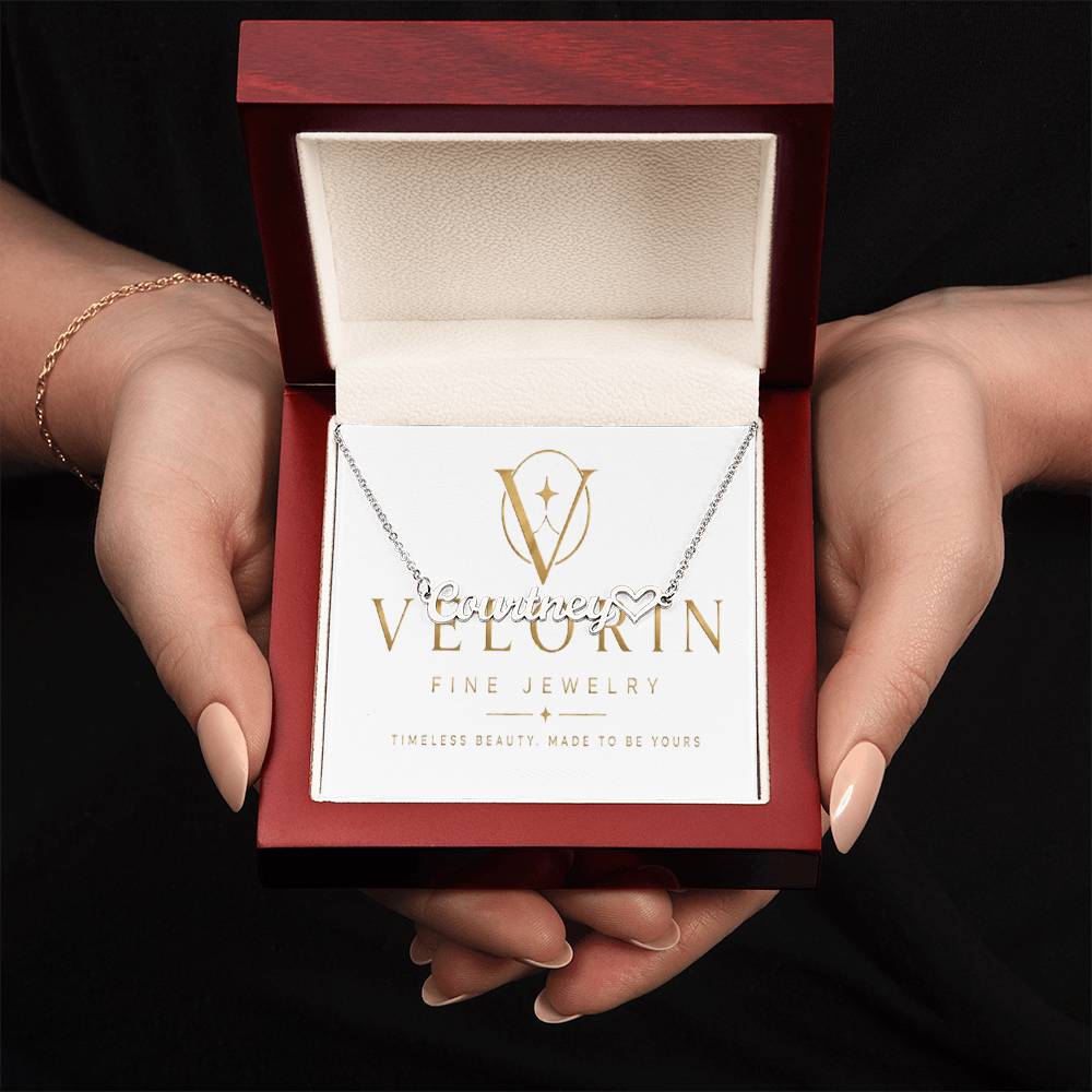 Heart Name Necklace