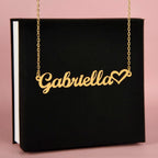 Heart Name Necklace - No MC