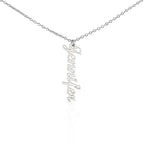Vertical Name Necklace - No MC
