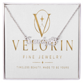 Paw Print Name Necklace