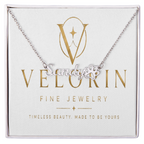 Paw Print Name Necklace