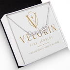 Paw Print Name Necklace