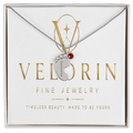 Baby Feet Necklace with Birthstone - Engraved