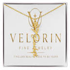 Flower Name Necklace