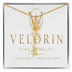 Flower Name Necklace
