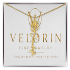 Flower Name Necklace