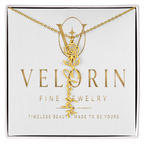 Flower Name Necklace