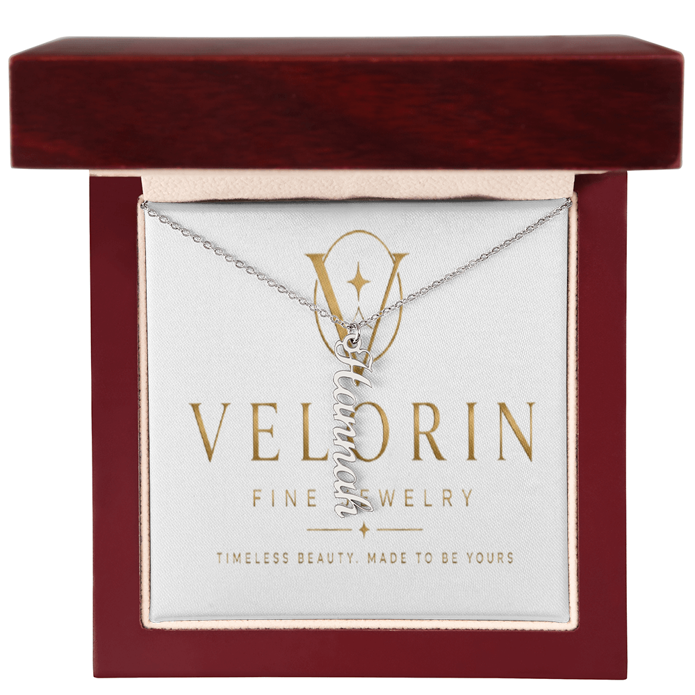 Multi Vertical Name Necklace - MC