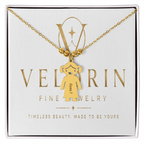 Kid Charm Necklace - Engraved