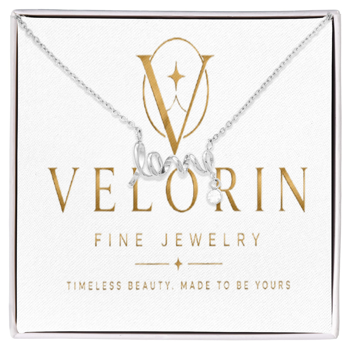Scripted Love Necklace