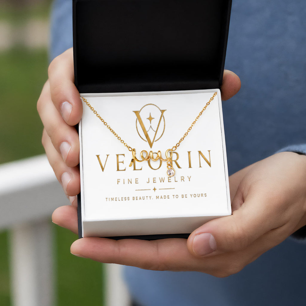 Scripted Love Necklace