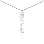 Flower Name Necklace - No MC