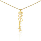 Flower Name Necklace - No MC