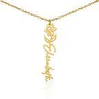 Flower Name Necklace - No MC