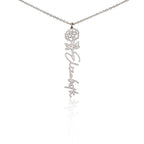 Flower Name Necklace - No MC