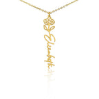Flower Name Necklace - No MC