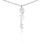 Flower Name Necklace - No MC