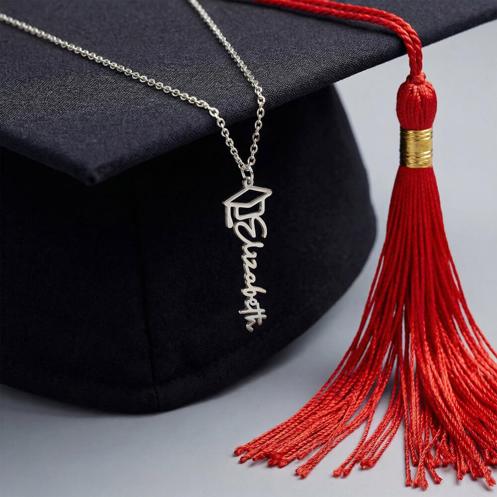 Graduation Cap Necklace - No MC