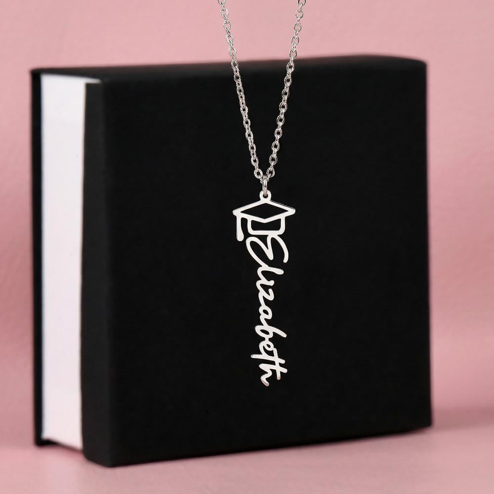 Graduation Cap Necklace - No MC