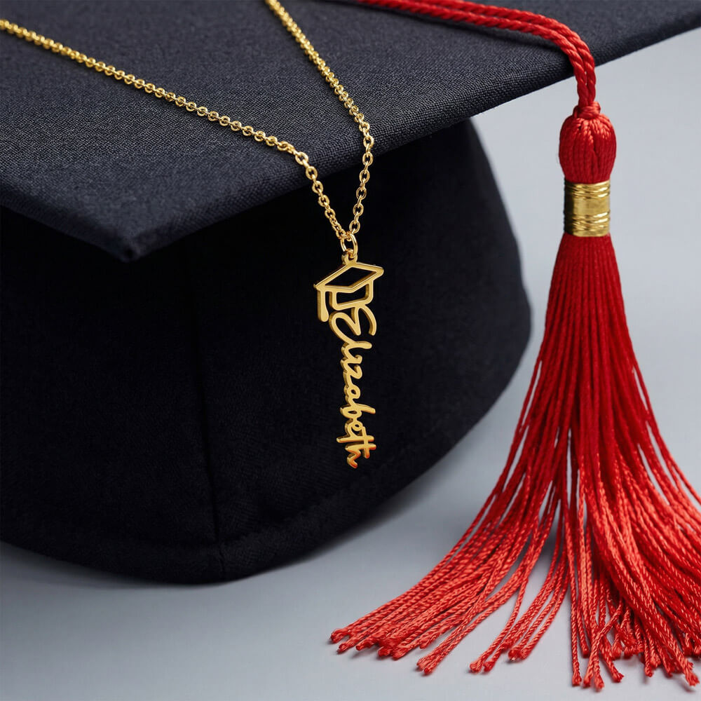 Graduation Cap Necklace - No MC