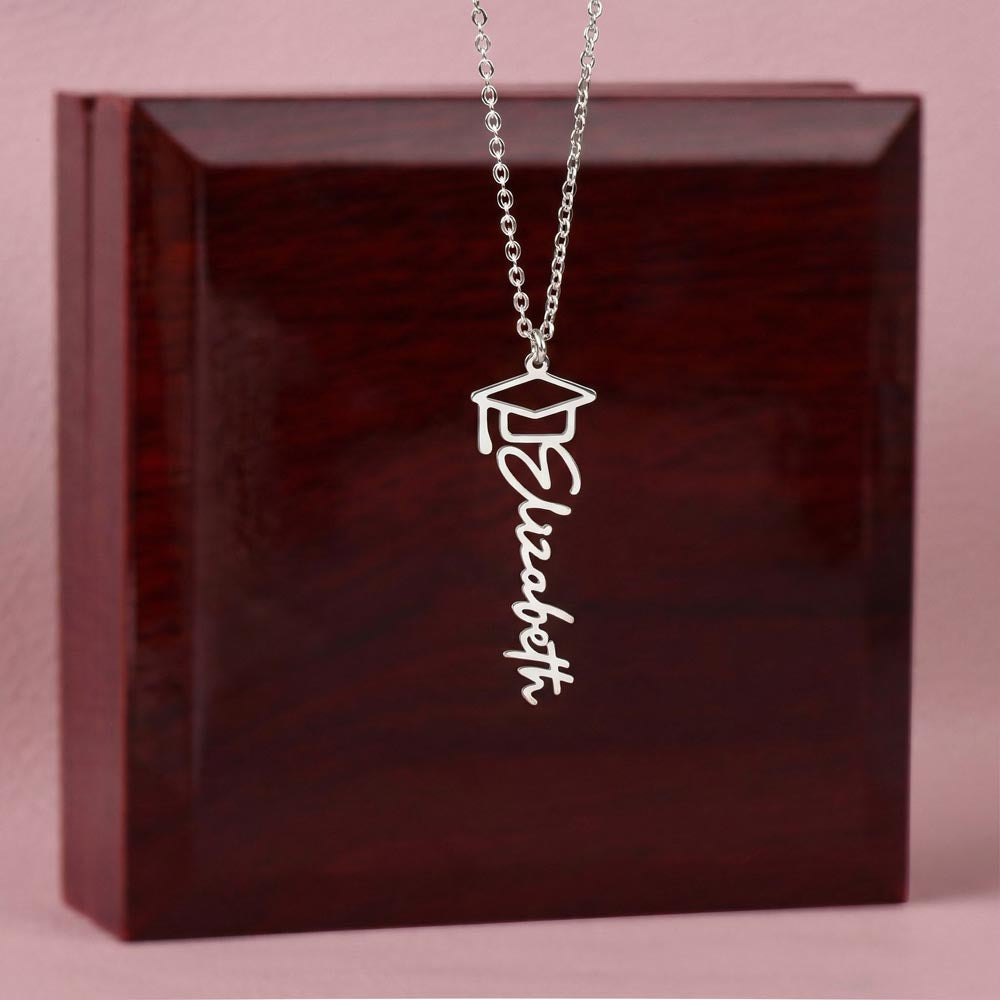 Graduation Cap Necklace - No MC
