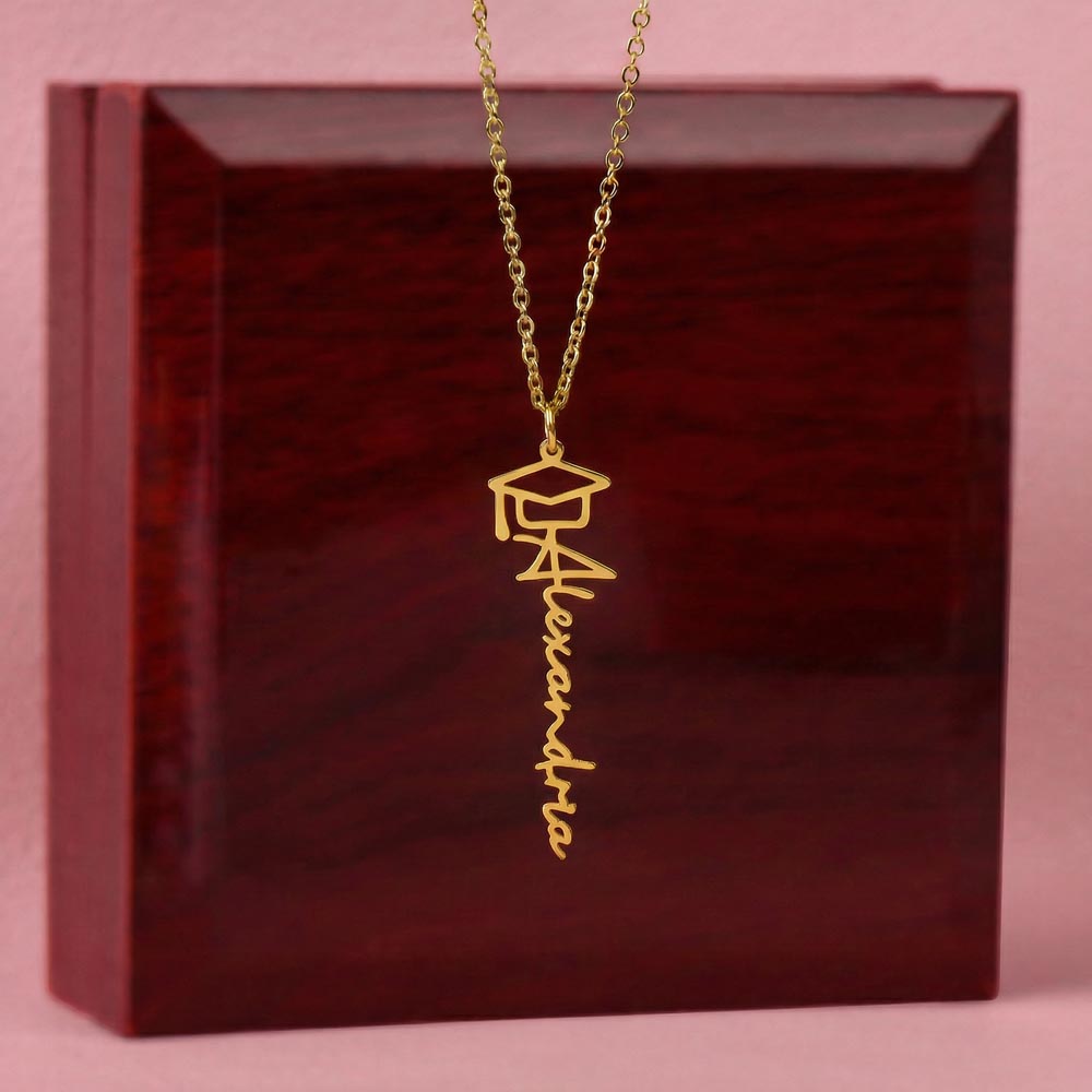 Graduation Cap Necklace - No MC