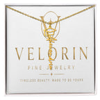 Graduation Cap Name Necklace