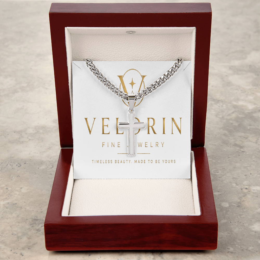 Artisan Cross - Cuban Link Chain