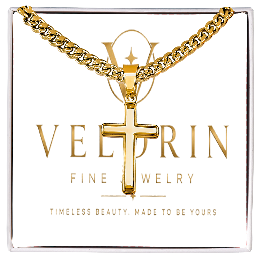 Artisan Cross - Cuban Link Chain