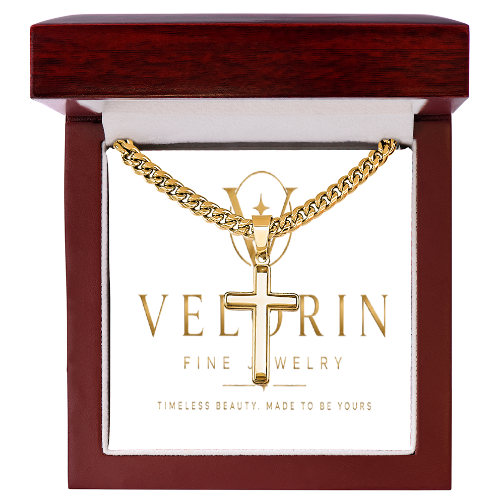 Artisan Cross - Cuban Link Chain